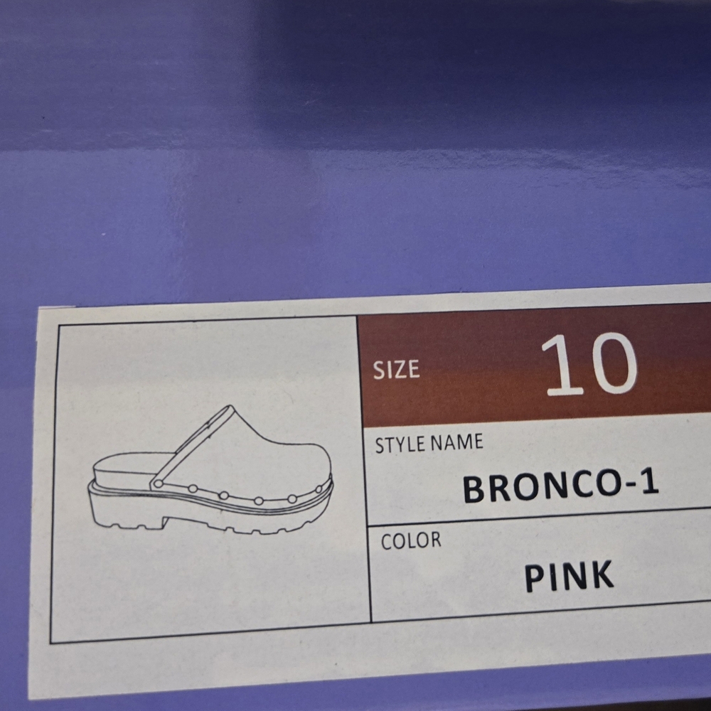 Liliana Bronco-1 Pink Mules